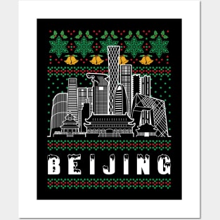 Beijing China Ugly Christmas Posters and Art